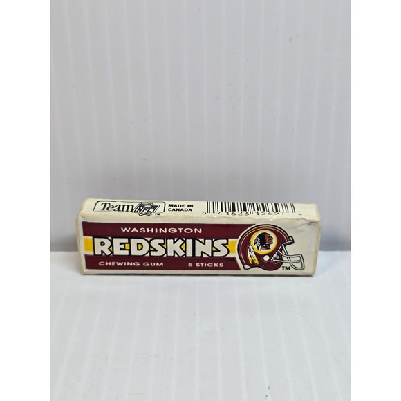 Team NFL Other - Washington Redskins Chewing Gum 5 Sticks‎ Team NFL Collectible Vintage